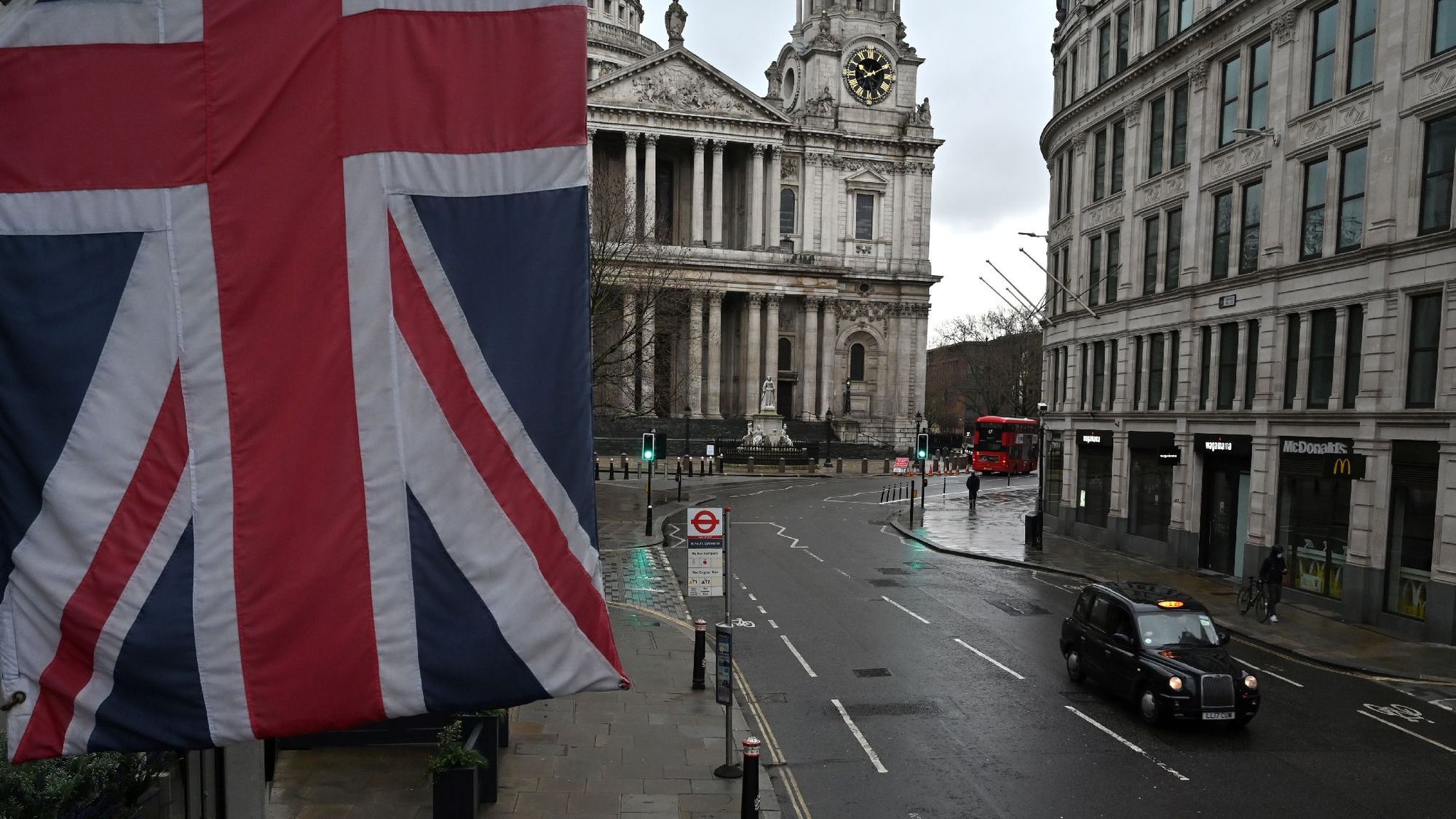 Londres, le 12 janvier 2021. AFP/archives