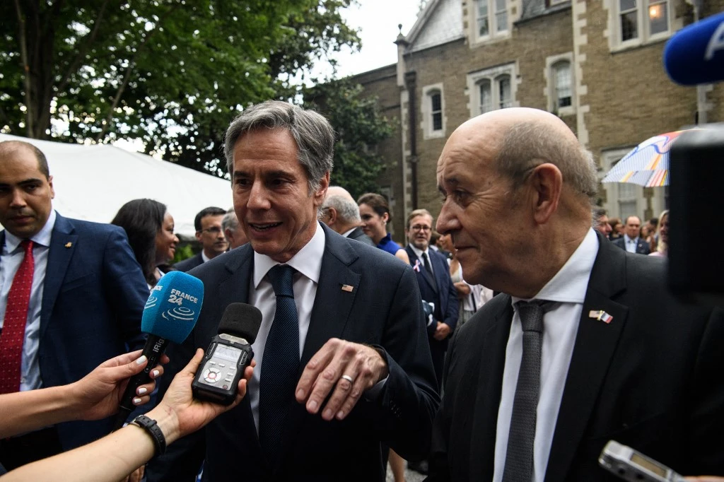Le Liban au menu des discussions entre Jean-Yves Le Drian et Antony Blinken