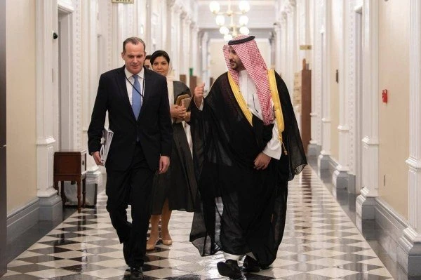 Le vice-ministre saoudien de la Défense, le prince Khalid ben Salmane, a rencontré de hauts responsables américains pour discuter des développements au Yémen et dans la Corne de l'Afrique (Courtoisie de: @kbsalsaud)