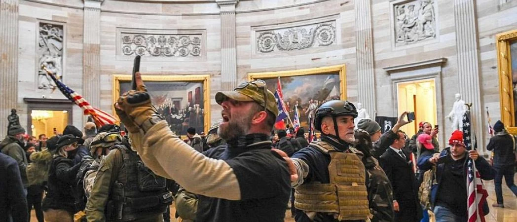 Les manifestants pro-Trump à l'intérieur du Capitole. Archives/ AFP