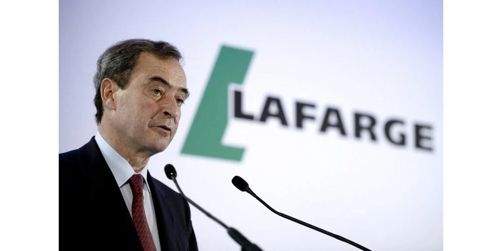 Bruno Lafont, qui a dirigé Lafarge entre 2007 et 2015. Photo d'archives Franck FIFE / AFP