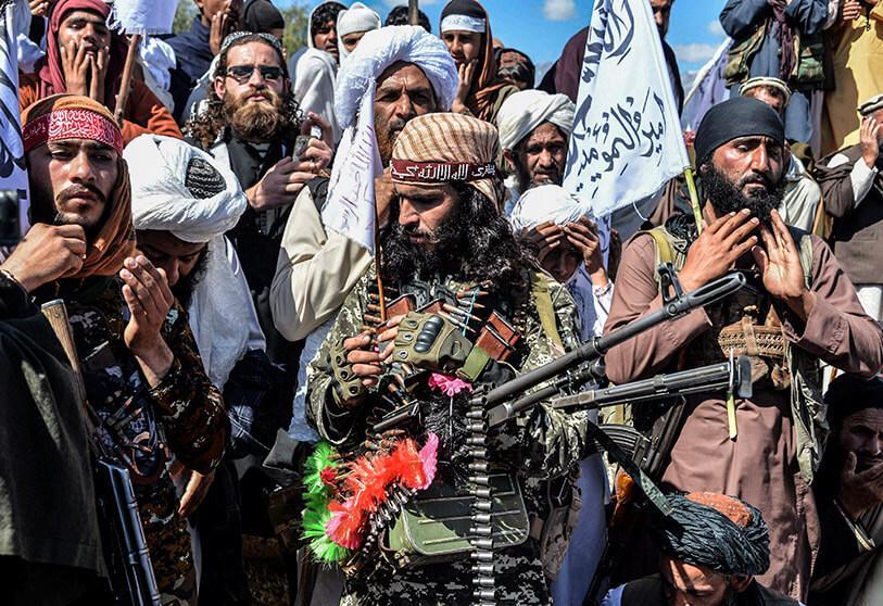 Des militants talibans afghans. Photo d'archives AFP