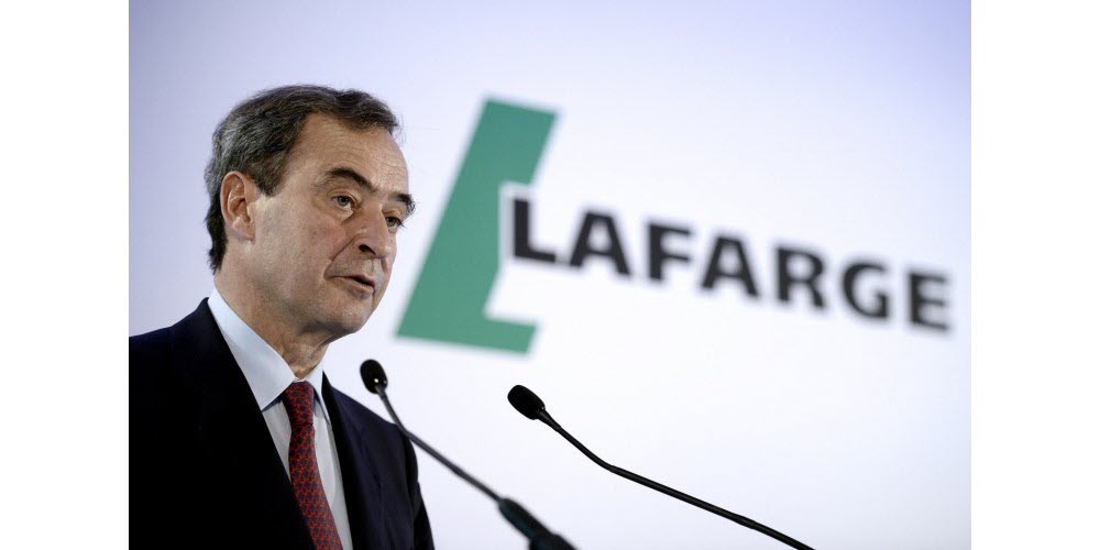 Bruno Lafont, qui a dirigé Lafarge entre 2007 et 2015. Photo d'archives Franck FIFE / AFP