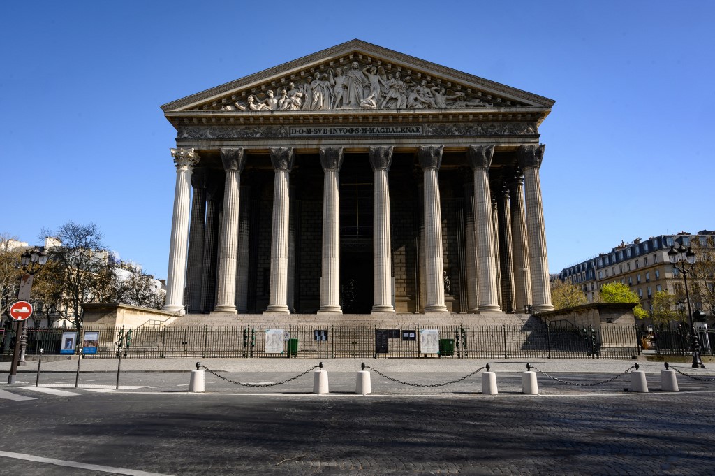 Paris: la façade de l'église de la Madeleine va retrouver son lustre
