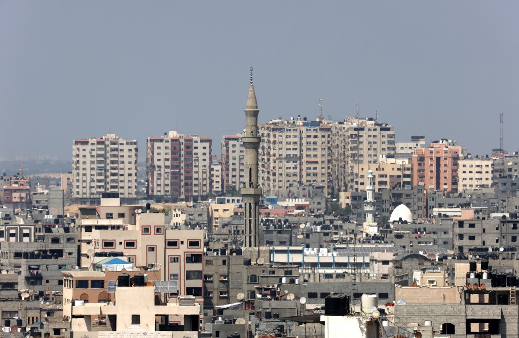 Vue de la ville de Gaza le 27 juillet 2021. (Photo, AFP)