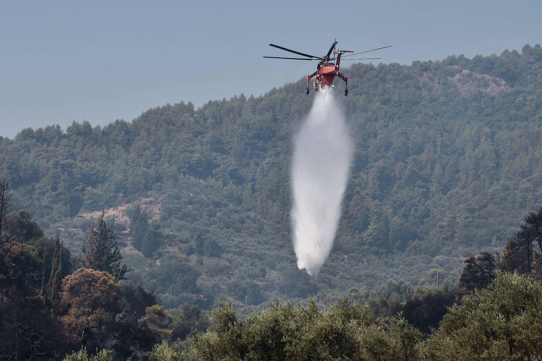 «La catastrophe est immense»: l'incendie dans le Péloponnèse en passe d'être maîtrisé, nouveau feu à Rhodes