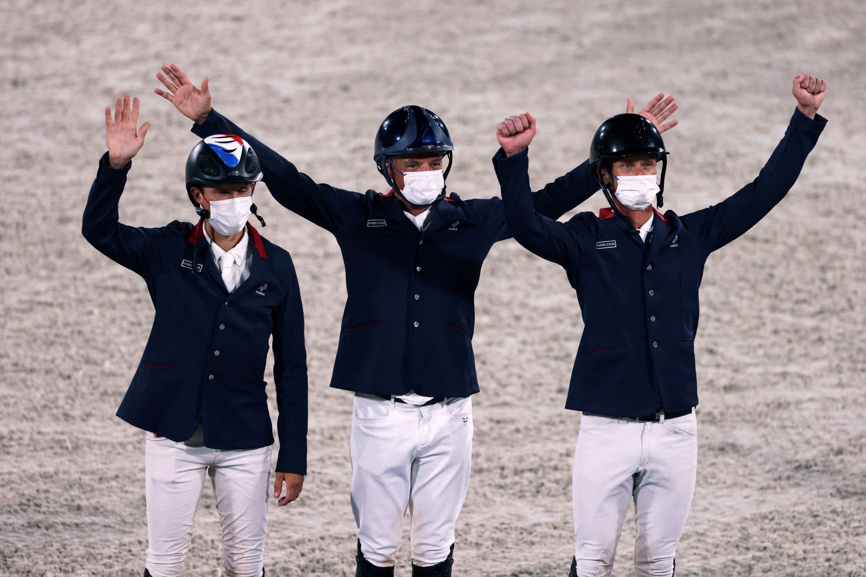 La France remporte la médaille de bronze au concours complet par équipes