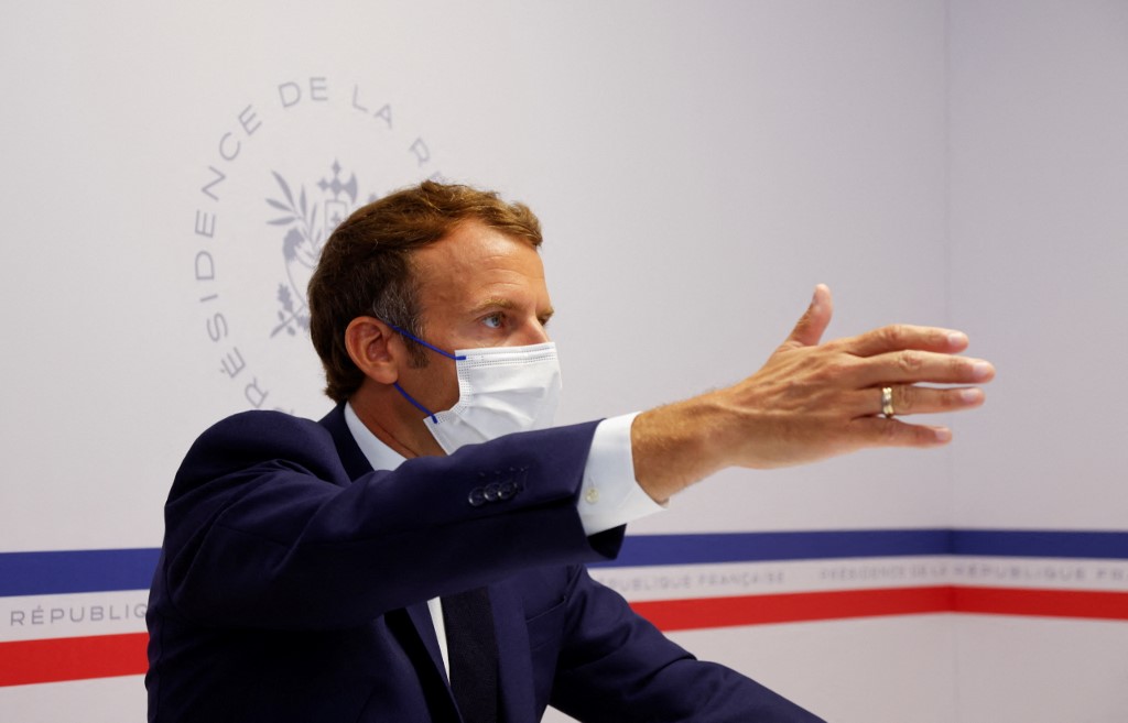 Le président français Emmanuel Macron a alerté mercredi sur la situation sanitaire