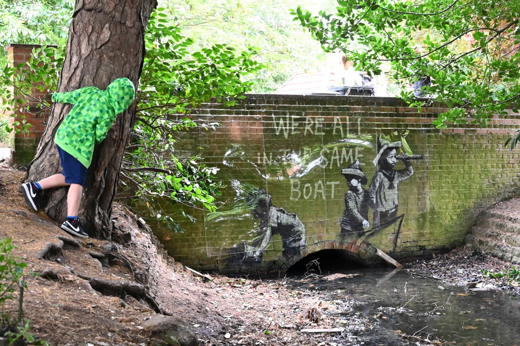 Banksy revendique de nouvelles œuvres apparues sur des murs anglais