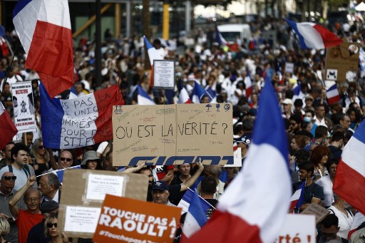 Nouvelle journée de protestation contre le «scandale» du pass sanitaire en France