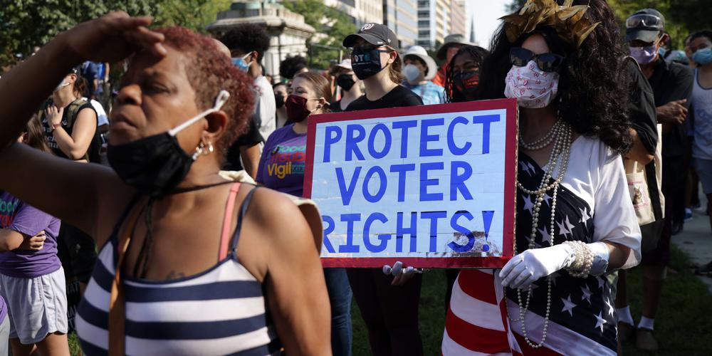 Manifestations à travers les Etats-Unis pour défendre le vote des minorités