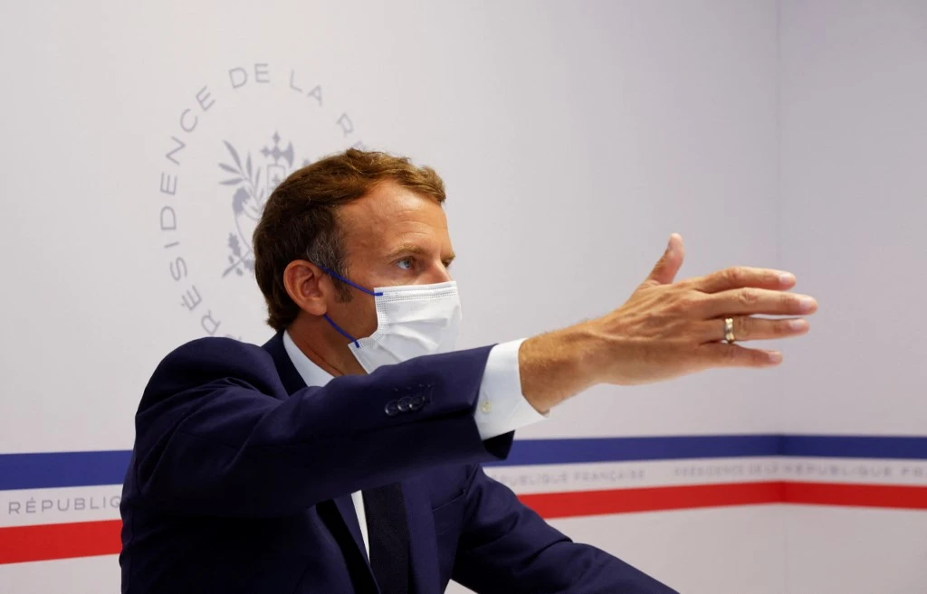 Le président français Emmanuel Macron a alerté mercredi sur la situation sanitaire
