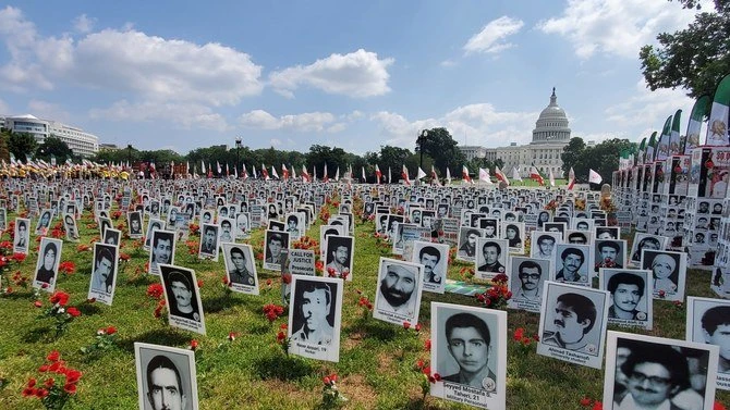 Rassemblement à Washington contre la présidence de Raïssi