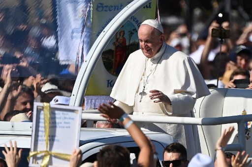 Antisémitisme en Europe: «une mèche qui doit être éteinte», prévient le pape à Budapest