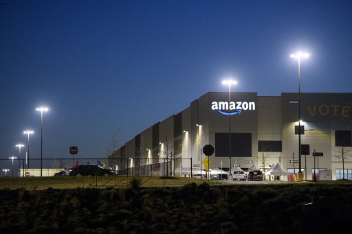 Le centre de distribution Amazon.com, Inc. le 29 mars 2021 à Bessemer, Alabama (Photo, AFP)