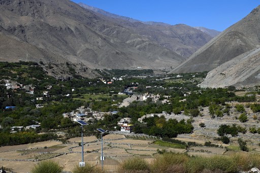 Une vue générale de la vallée de Bazarak dans la province du Panchir le 15 septembre 2021 (Photo, AFP)