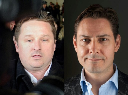 Les deux Canadiens libérés de Chine de retour au Canada