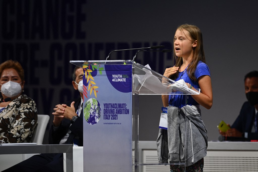 Greta Thunberg dénonce 30 ans de «bla bla» sur le climat