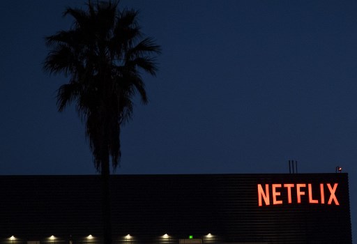 Le logo Netflix visible à Hollywood, en Californie, le 4 février 2021 (Photo, AFP)