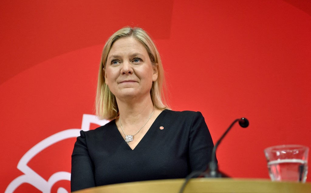 Suède: la ministre des Finances en position de devenir la première femme à diriger le pays