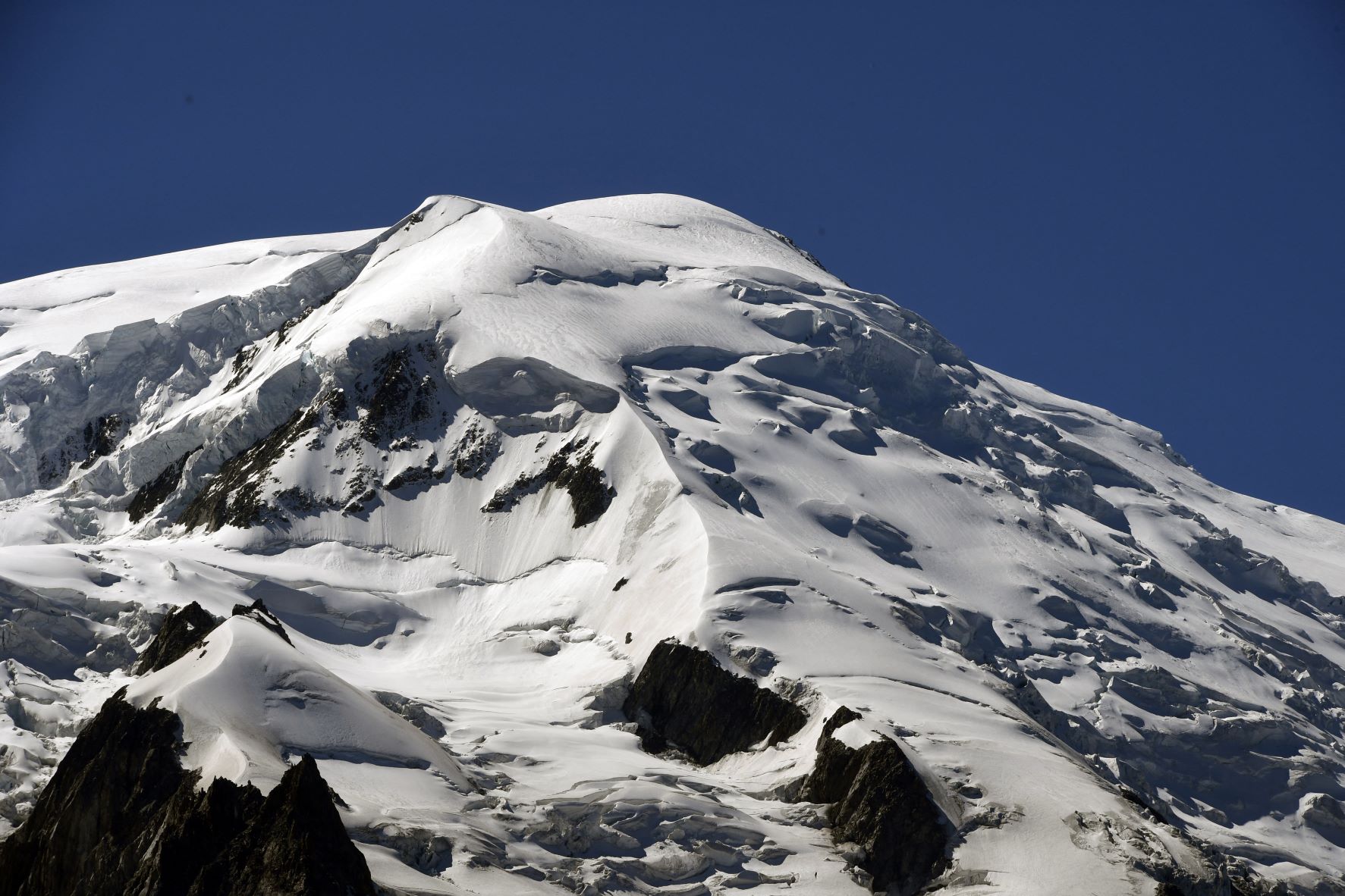 Le mont Blanc a perdu un mètre