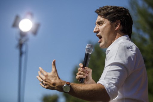 Au Canada, Justin Trudeau se démultiplie à la veille du scrutin