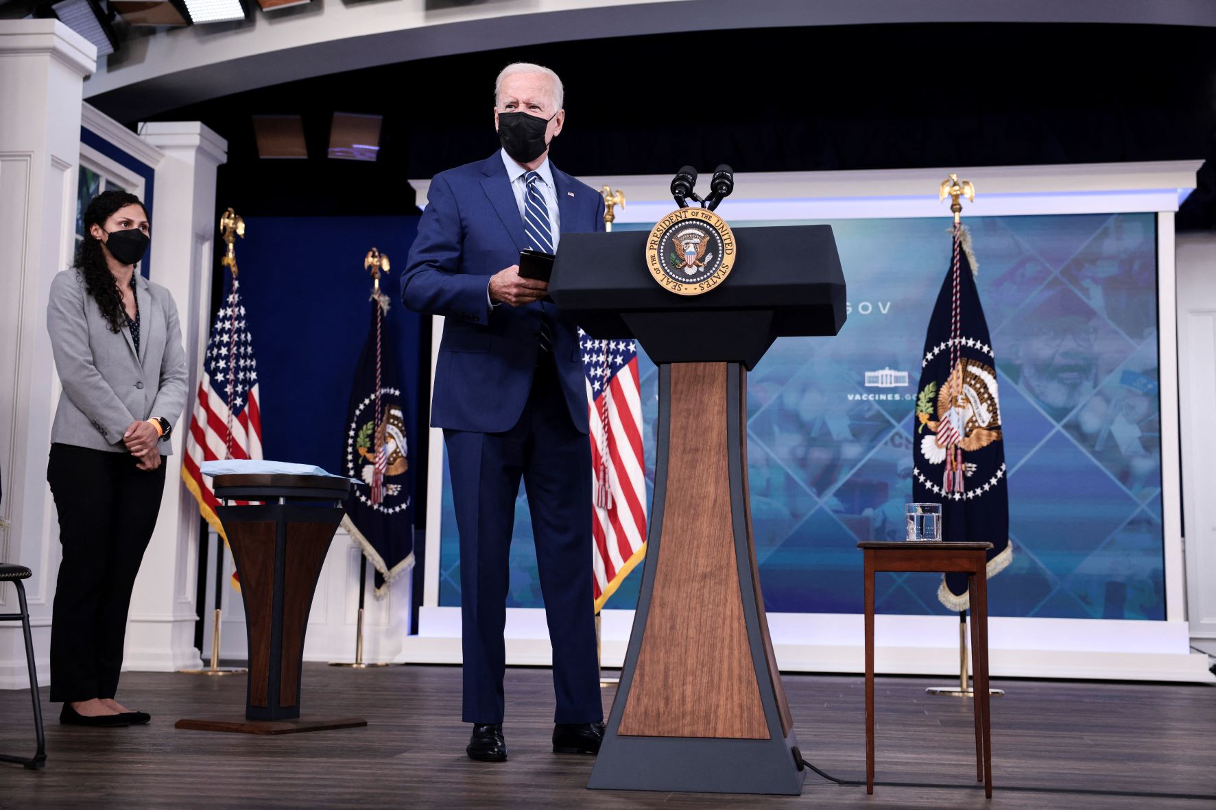 Joe Biden s'est dit «optimiste» dimanche sur ses deux projets historiques d'investissements. (Photo, AFP)