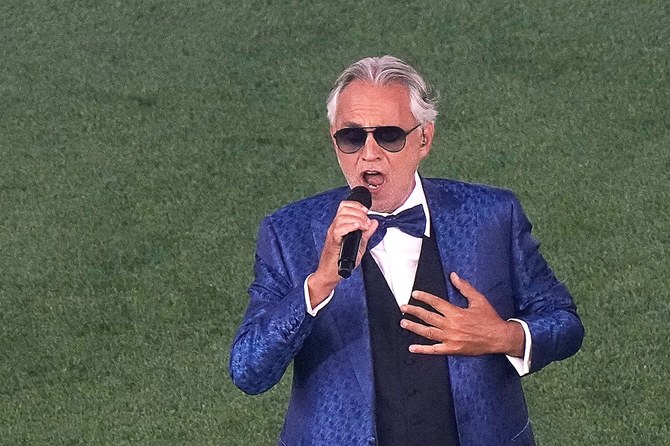 La célèbre star de l'opéra Andrea Bocelli fait partie de la programmation prévue pour la cérémonie d'ouverture de l'Expo 2020 (Photo, AFP)