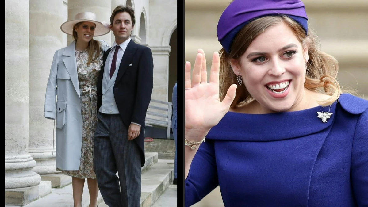 La Princesse Beatrice, petite-fille d'Elizabeth II et fille du Prince Andrew, qui a donné naissance à une fille, premier enfant avec son mari Edoardo Mapelli Mozzi (Photo, AFP)