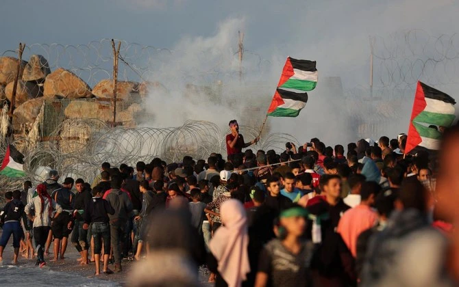 Manifestation à Gaza (fournie)