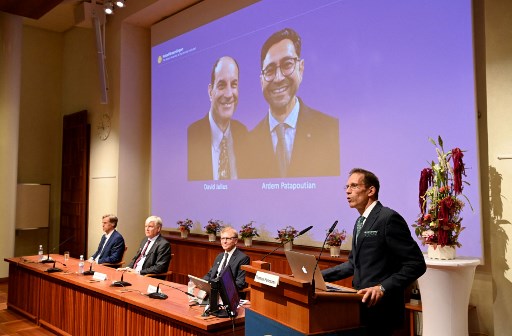 Le Nobel de médecine adoube un duo américain spécialiste du toucher