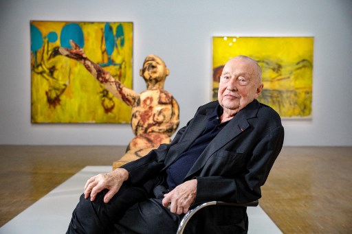 Georg Baselitz, le «peintre monstrueux» de l'envers du décor, s'expose à Paris
