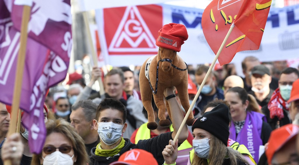 Allemagne : la croissance se maintient, les syndicats mobilisent