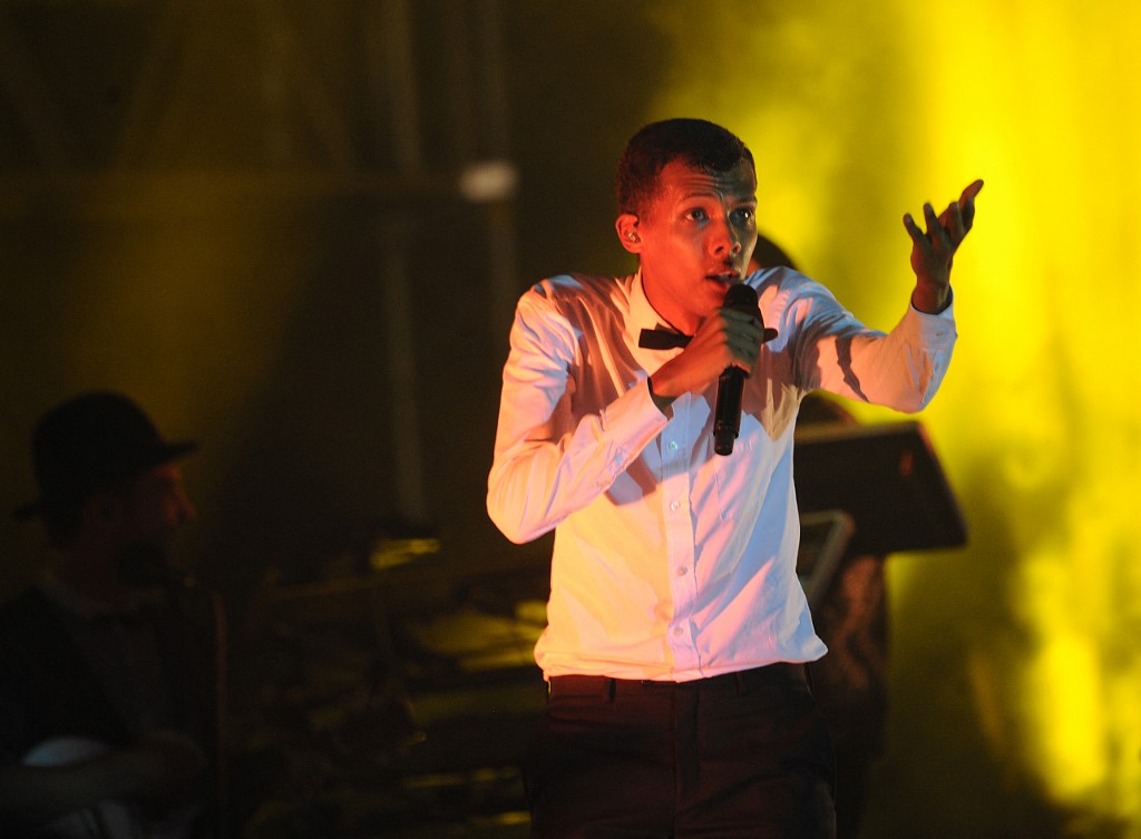 Stromae aux 30 ans des Vieilles Charrues en juillet 2022