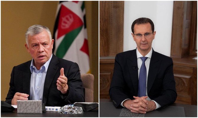 Le roi de Jordanie Abdallah II a reçu dimanche un appel du président syrien Bashar Assad (Dossier/AFP)