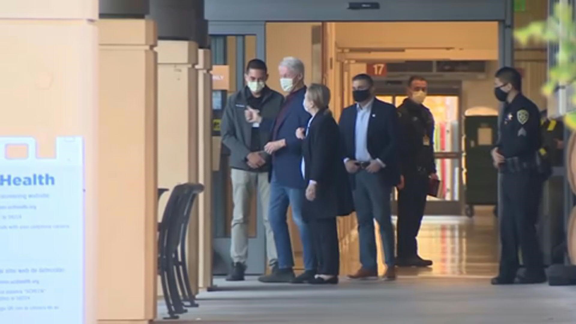 L'ex-président américain Bill Clinton a quitté l'hôpital