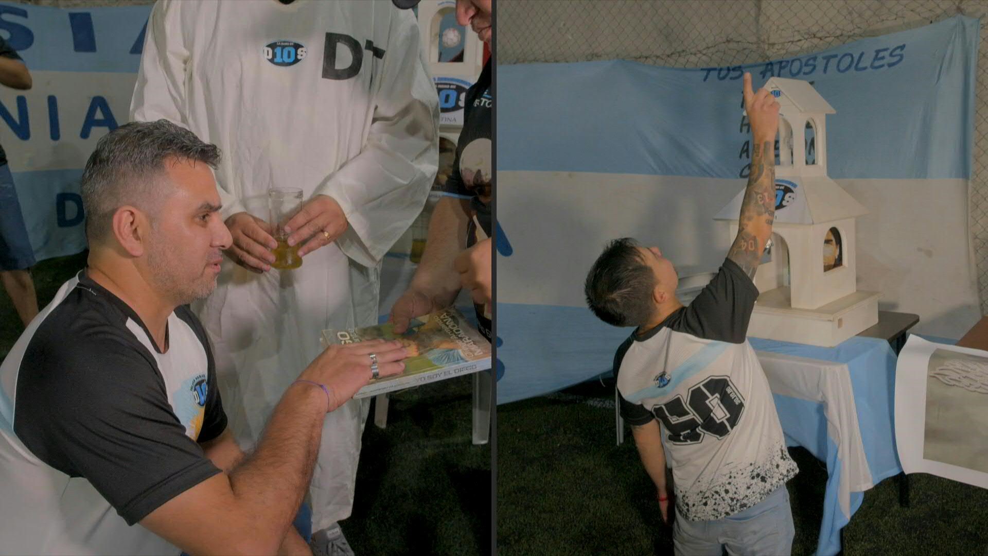 L' «Eglise maradonnienne» rend hommage à son Dieu le jour de son anniversaire