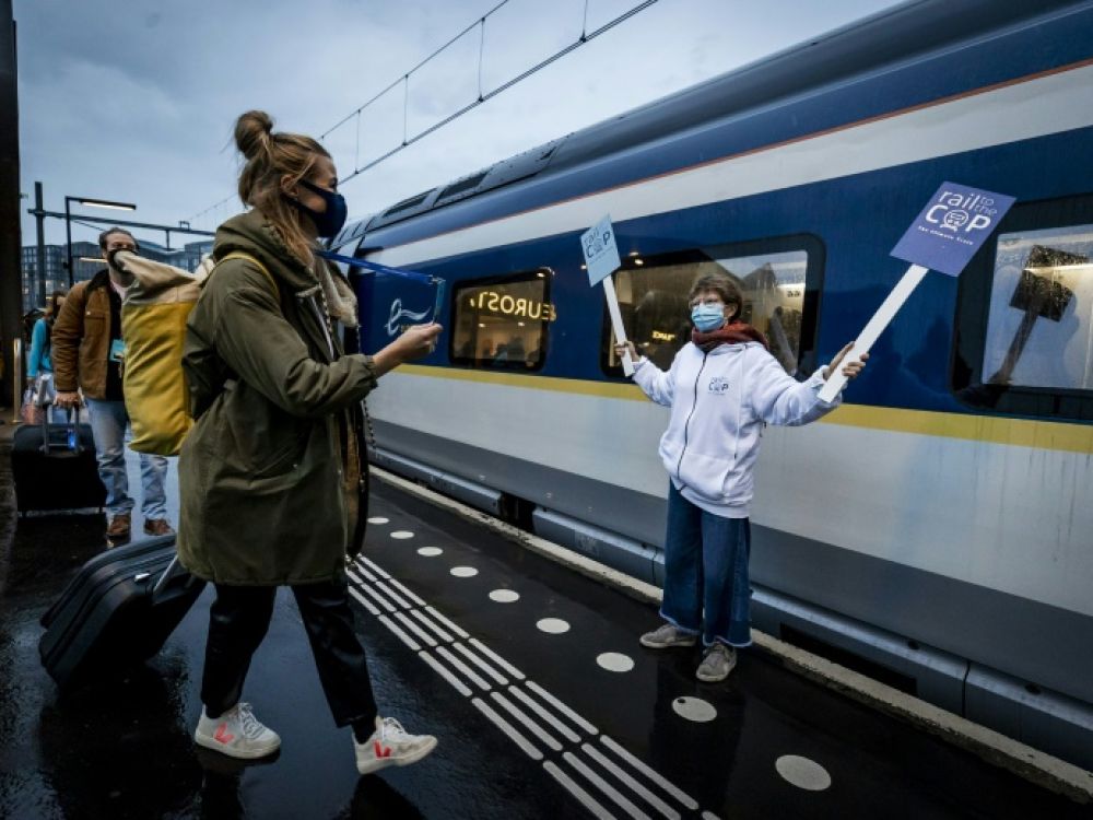 COP26: bienvenue à bord du train des jeunes militants pour le climat