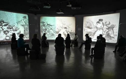 Une exposition en France plonge le visiteur dans le «Domaine du Sourd», lieu de création de Goya