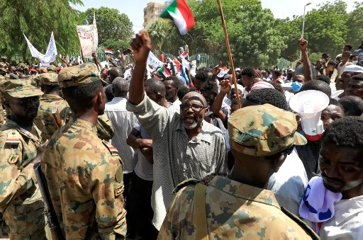 Manifestation antigouvernement à Khartoum