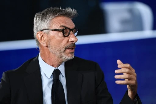 Jean-Yves Fillion, PDG de BNP Paribas USA, prend la parole lors de la conférence mondiale du Milken Institute le 19 octobre 2021 à Beverly Hills, en Californie. (Patrick T. Fallon/AFP)