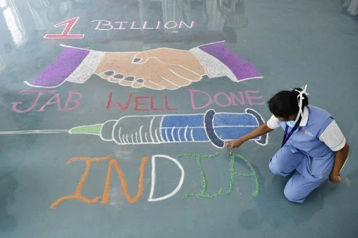 L'Inde a administré un milliard de doses de vaccin contre la Covid-19