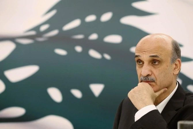 Samir Geagea, chef des Forces libanaises, parti chrétien, lors d'une interview avec Reuters, le 31 octobre 2014. (Reuters)