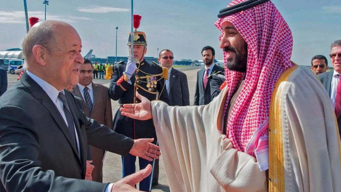 Mohammed ben Salmane et Jean-Yves Le Drian discutent des relations bilatérales
