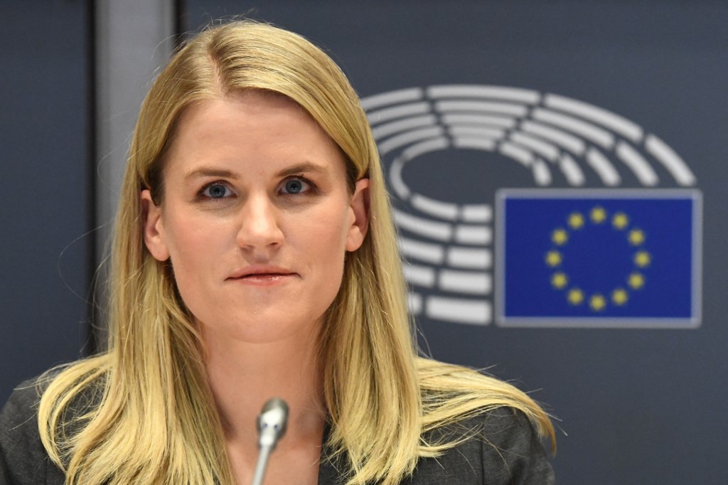 Frances Haugen salue le «potentiel» du projet européen de régulation du net