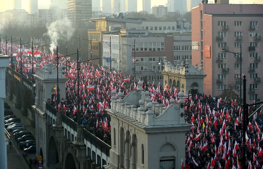 Les autorités polonaises condamnent une marche antisémite
