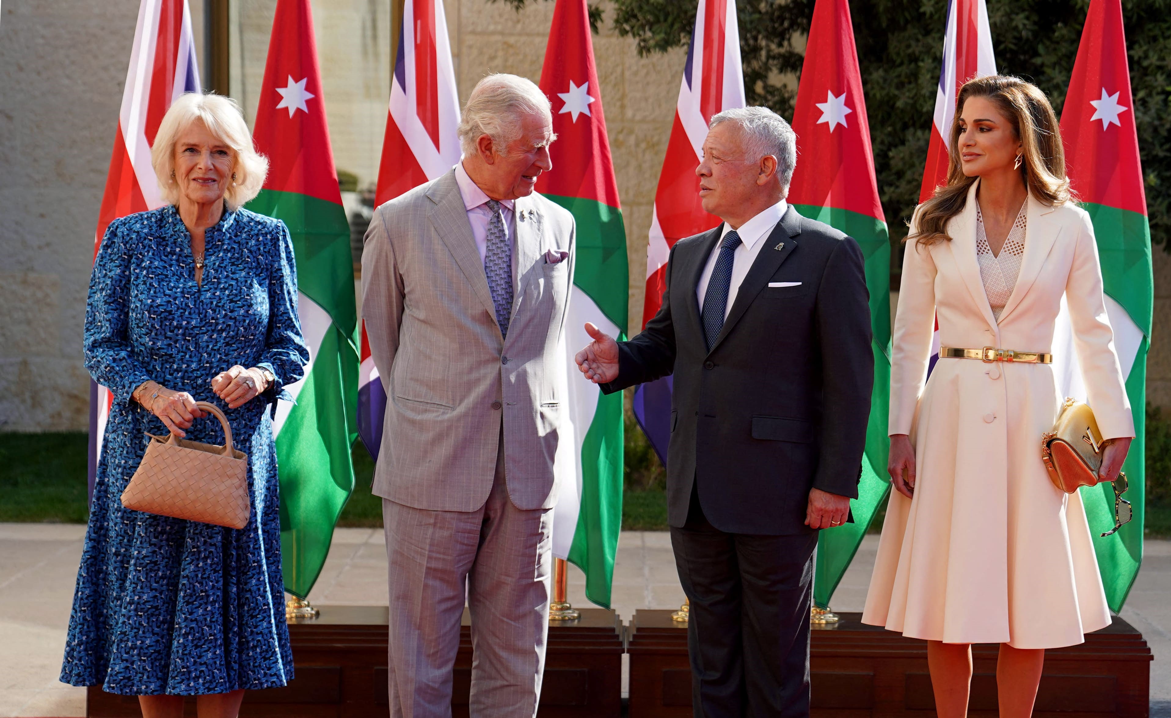 Le prince Charles et son épouse Camilla en visite en Jordanie
