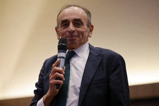 Premier meeting de campagne de Zemmour à Paris le 5 décembre