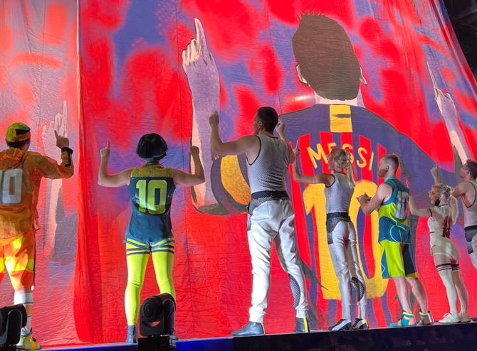 Le Cirque du Soleil éblouit une nouvelle fois le Royaume avec son spectacle Messi10