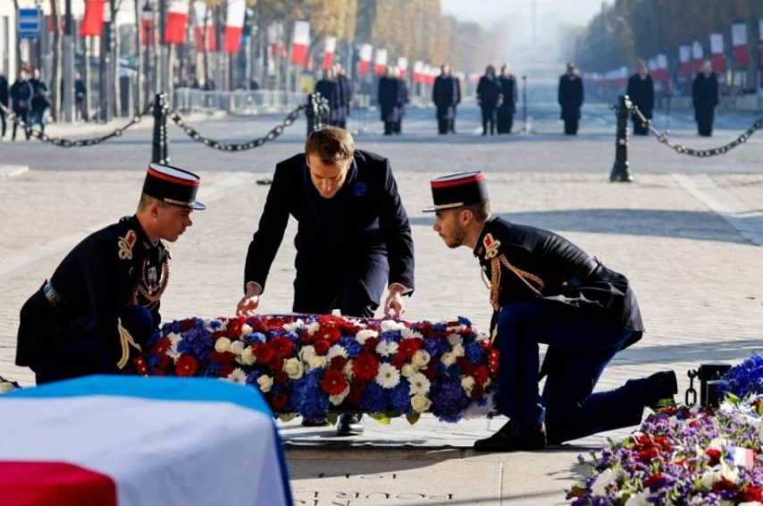 La France commémore la fin de la Première Guerre mondiale